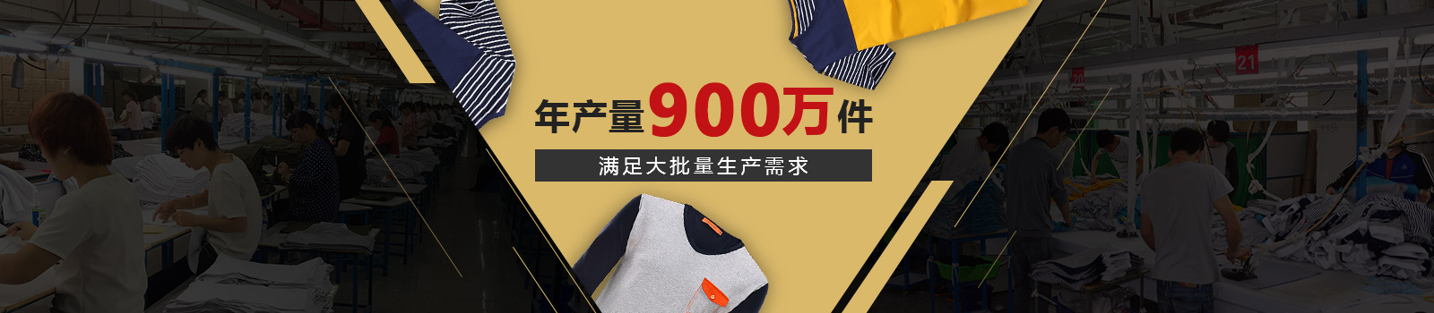 金鼎服裝-年產量900萬件